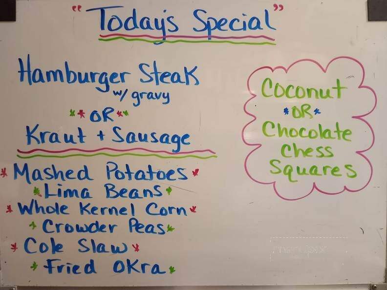 Court Side Cafe - Charlotte, TN menu_pic