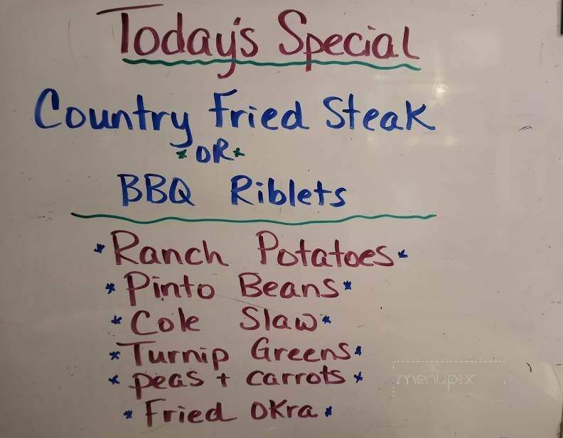Court Side Cafe - Charlotte, TN menu_pic