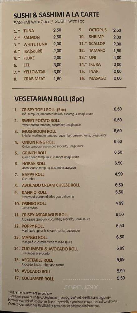 San Soo Kap Sa Sushi - Burlington, MA menu_pic