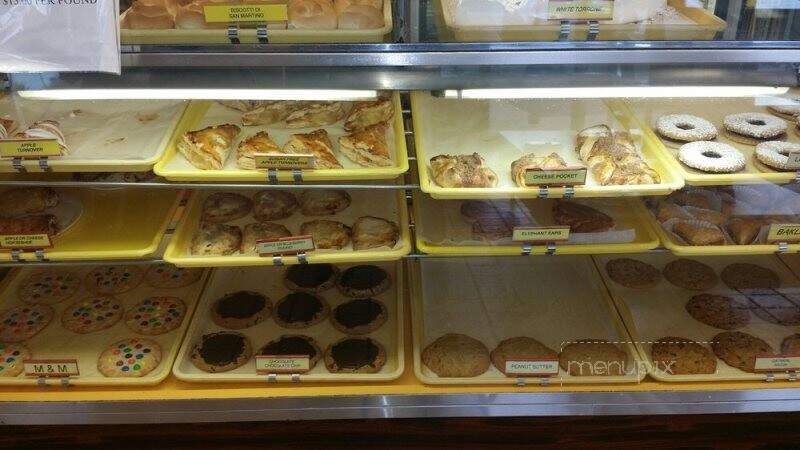 Sorrento Pastry Shop - Lodi, NJ menu_pic