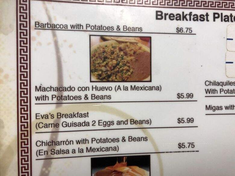 Eva's Restaurant - San Antonio, TX