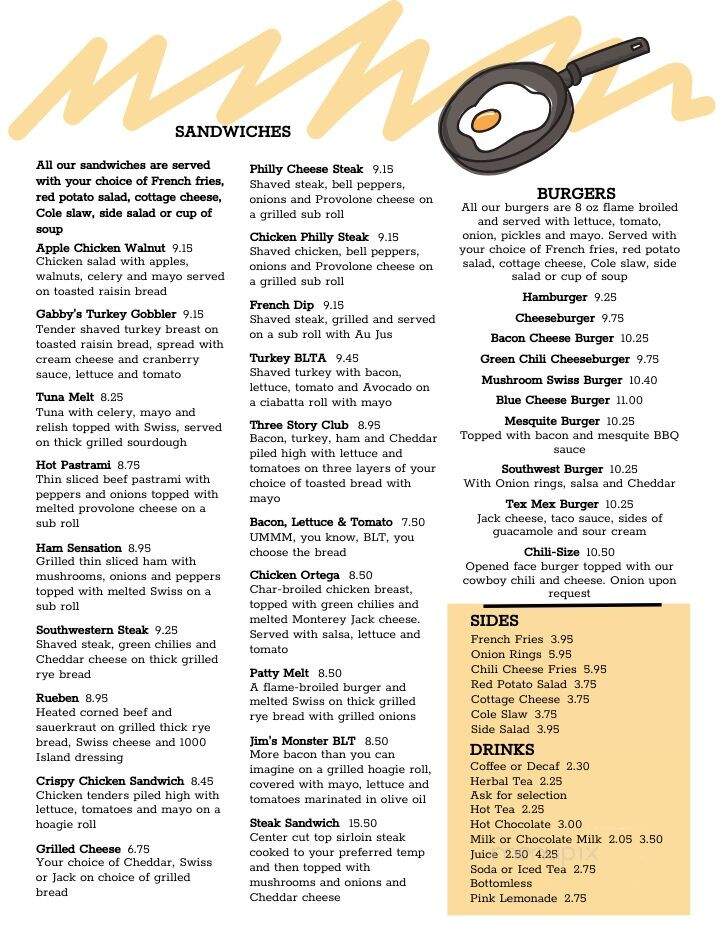 Gabby's Kitchen - Chino Valley, AZ menu_pic