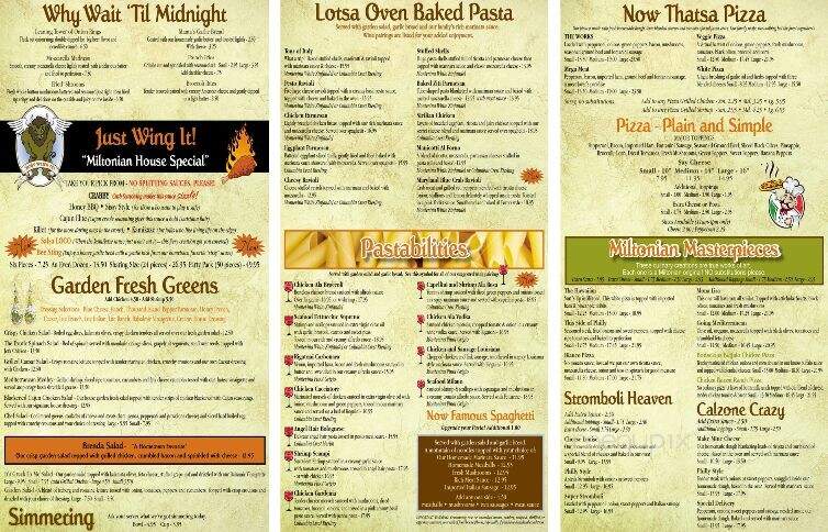 Miltonion Pizzeria - Milton, DE menu_pic