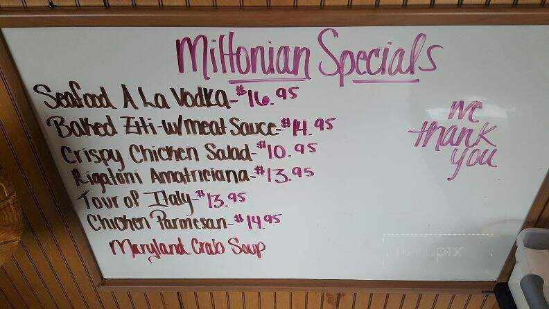Miltonion Pizzeria - Milton, DE menu_pic
