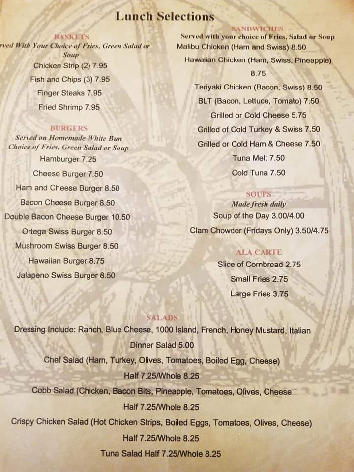 Whistle Stop - Cascade, ID menu_pic