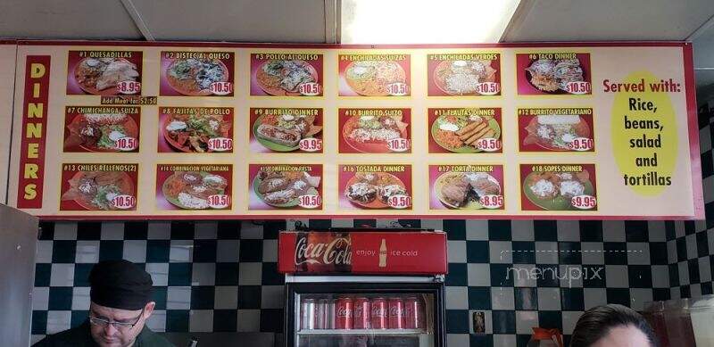 El Alegre Burrito - Westchester, IL menu_pic
