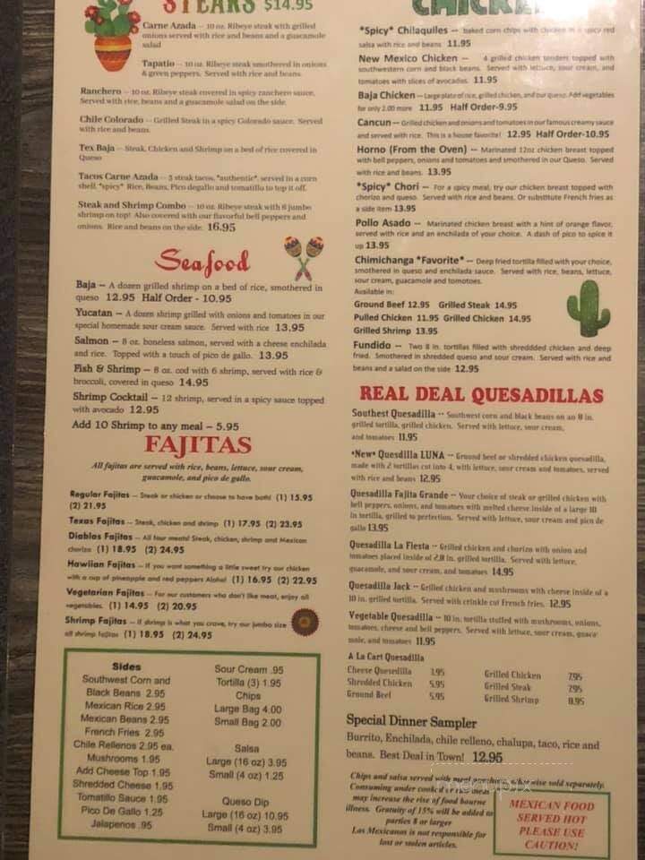 Los Mexicanos - Beaver Dam, KY menu_pic