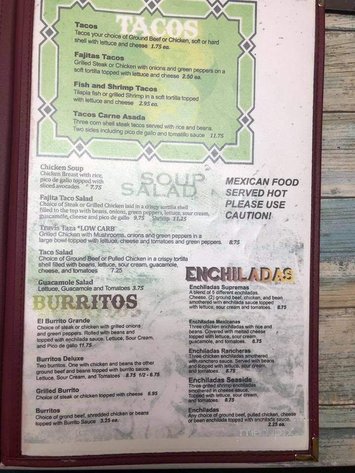 Los Mexicanos - Beaver Dam, KY menu_pic