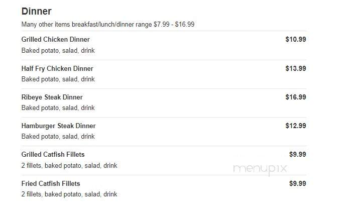 Ruby's T & T Family Restaurant - Eminence, MO menu_pic