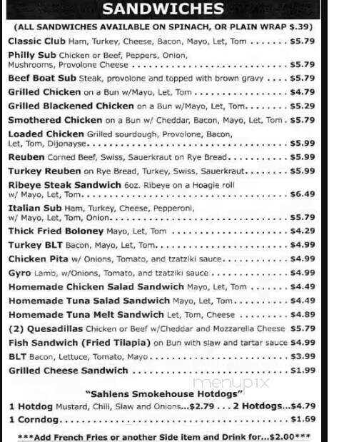 Village Grill - Monroe, NC menu_pic