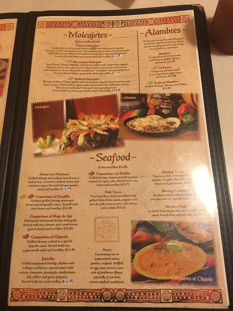 Teresa's Mexican - North Augusta, SC menu_pic