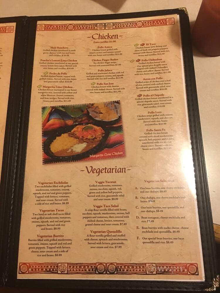 Teresa's Mexican - North Augusta, SC menu_pic