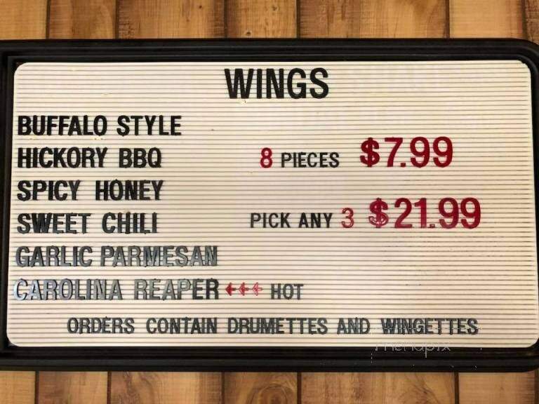 Drive Inn - White River, SD menu_pic