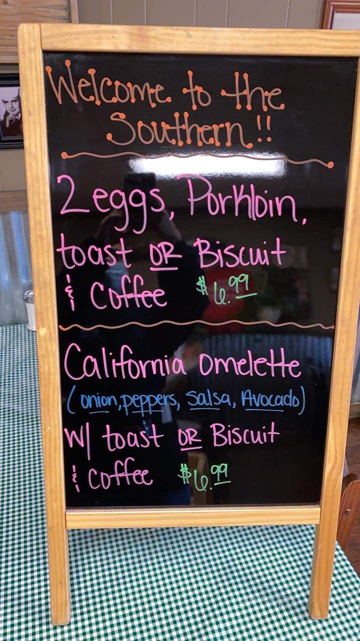 Southern Cafe - Elizabethton, TN menu_pic