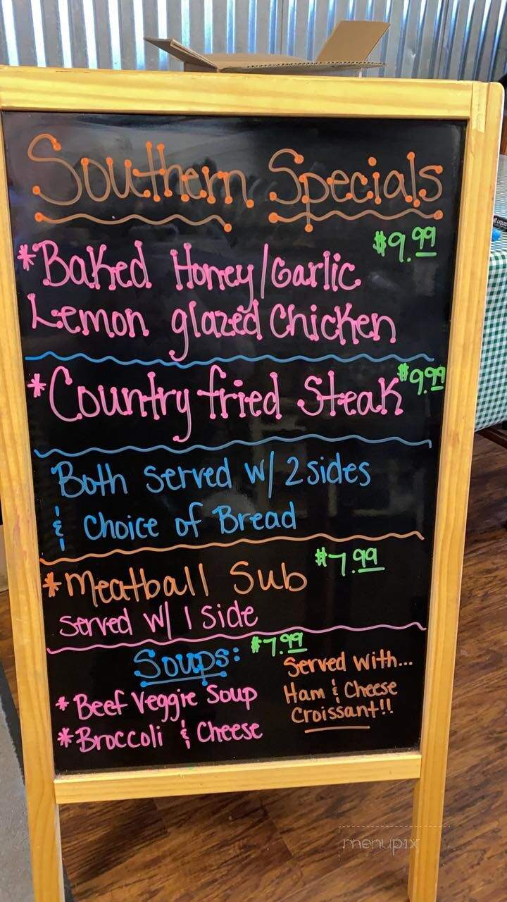 Southern Cafe - Elizabethton, TN menu_pic