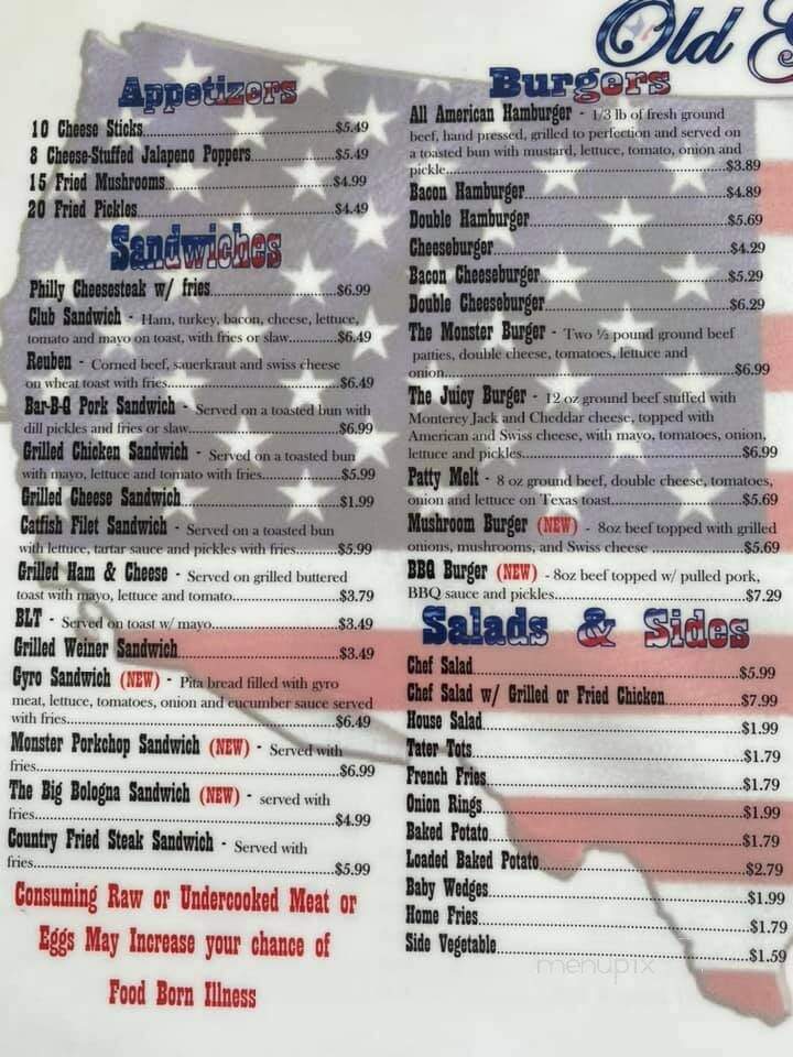 Stamps Stars & Stripes Restaurant - Gallatin, TN menu_pic