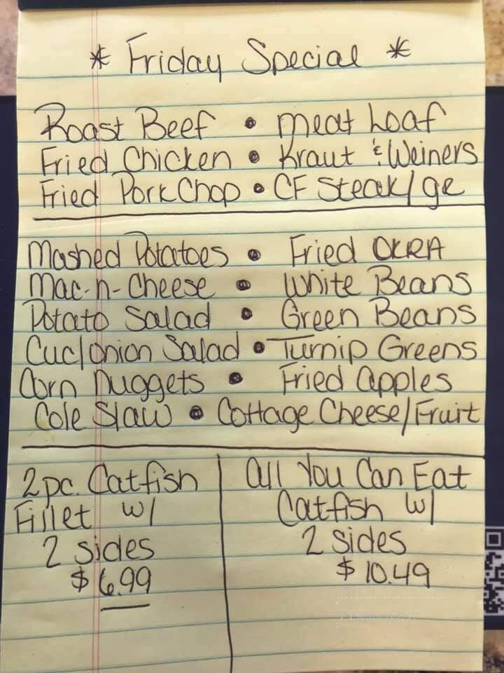 Stamps Stars & Stripes Restaurant - Gallatin, TN menu_pic