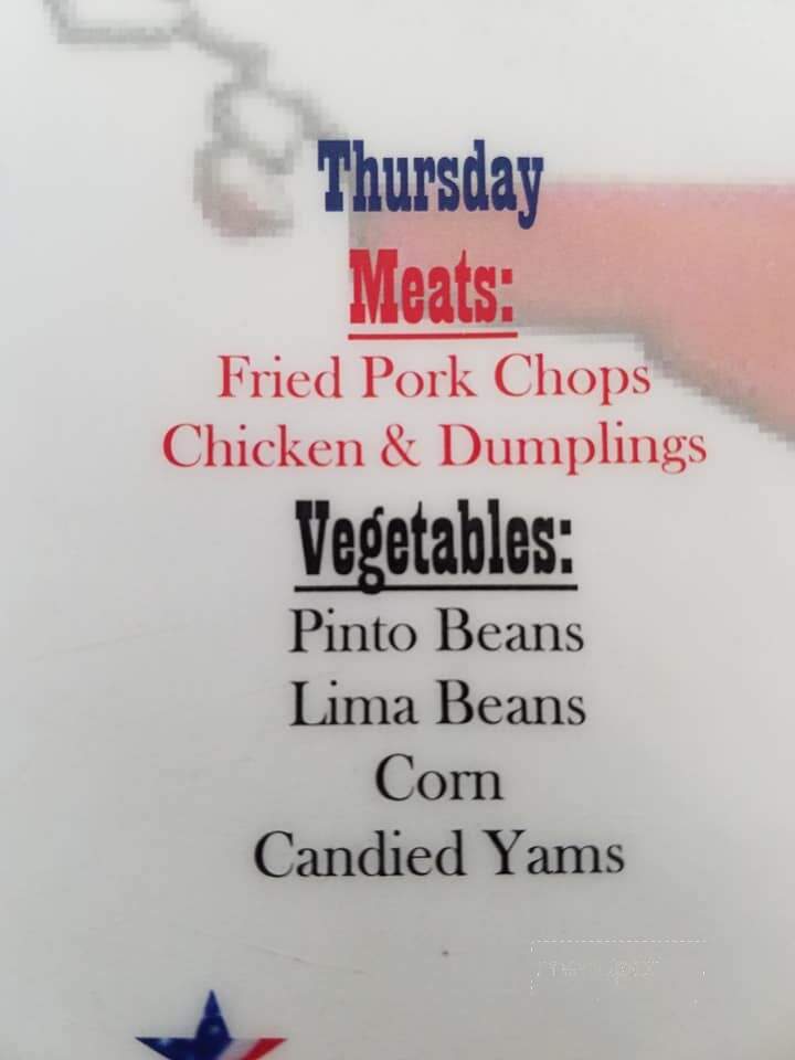 Stamps Stars & Stripes Restaurant - Gallatin, TN menu_pic