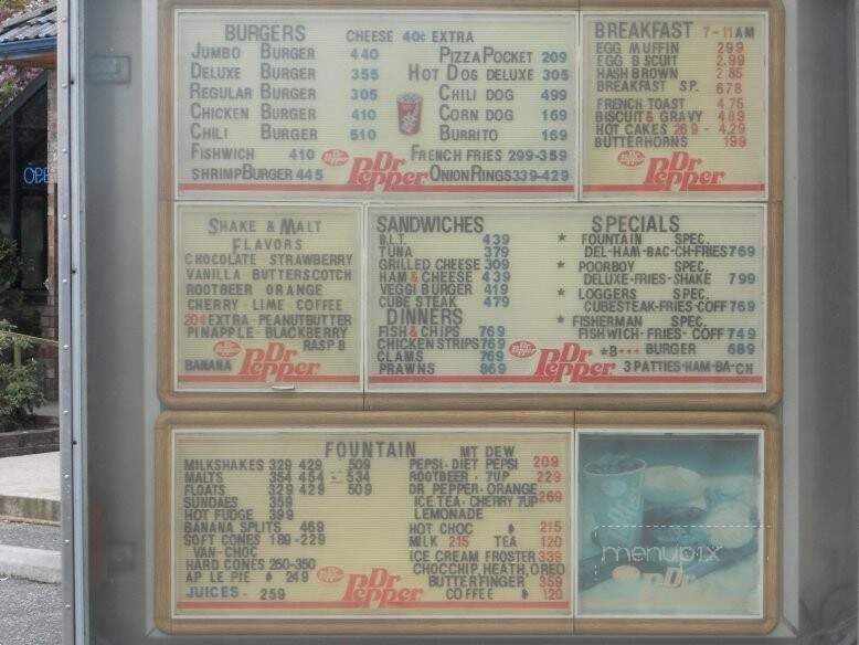 Fountain Drive-In - Arlington, WA menu_pic