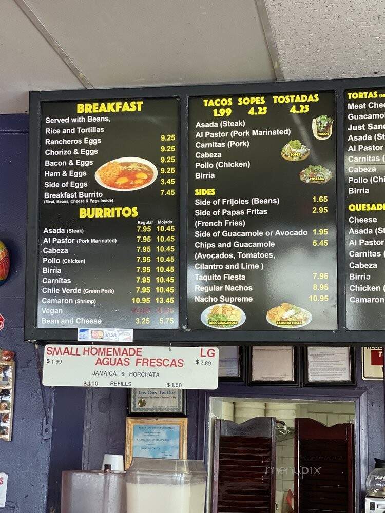 Los Dos Toritos Restaurant - Baker, CA menu_pic