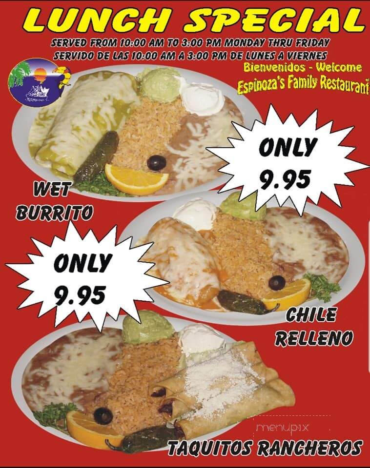 Mariscos Espinoza - Rialto, CA menu_pic
