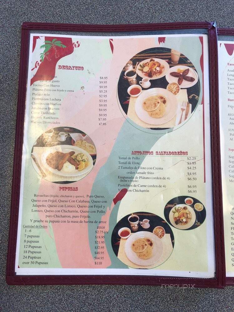 Las Palmas Restaurant Pupuseria Y - Sacramento, CA menu_pic