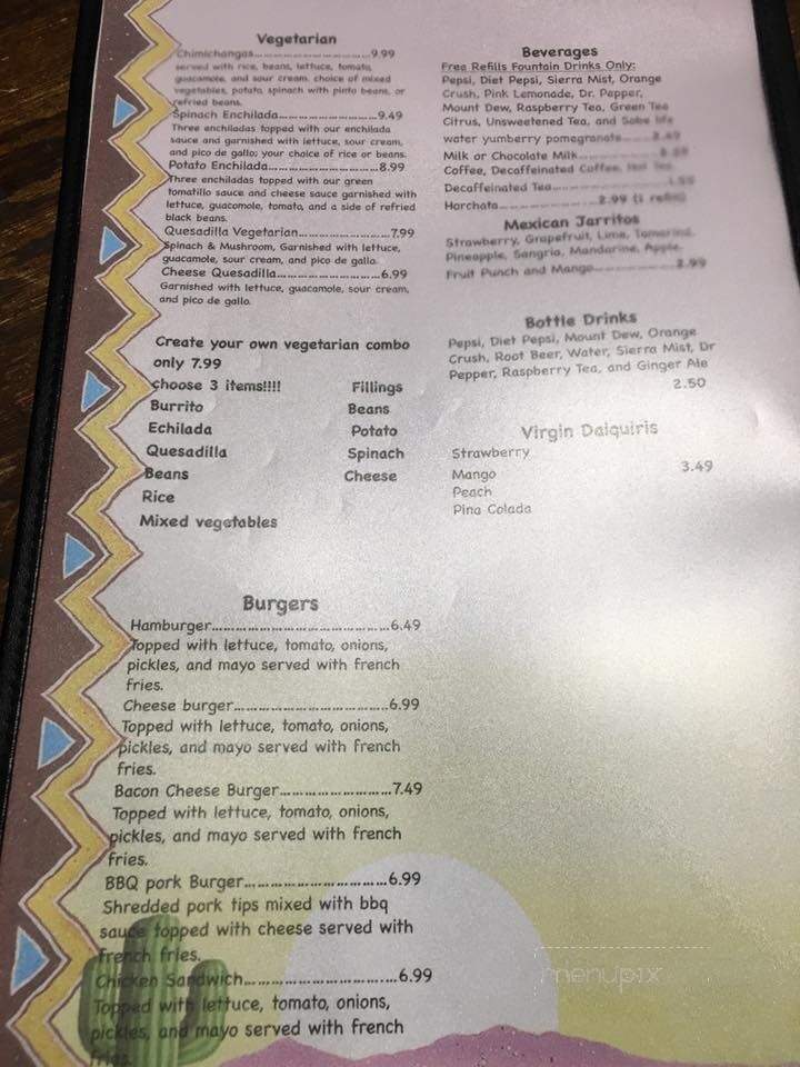 Don Tequila - Allegany, NY menu_pic