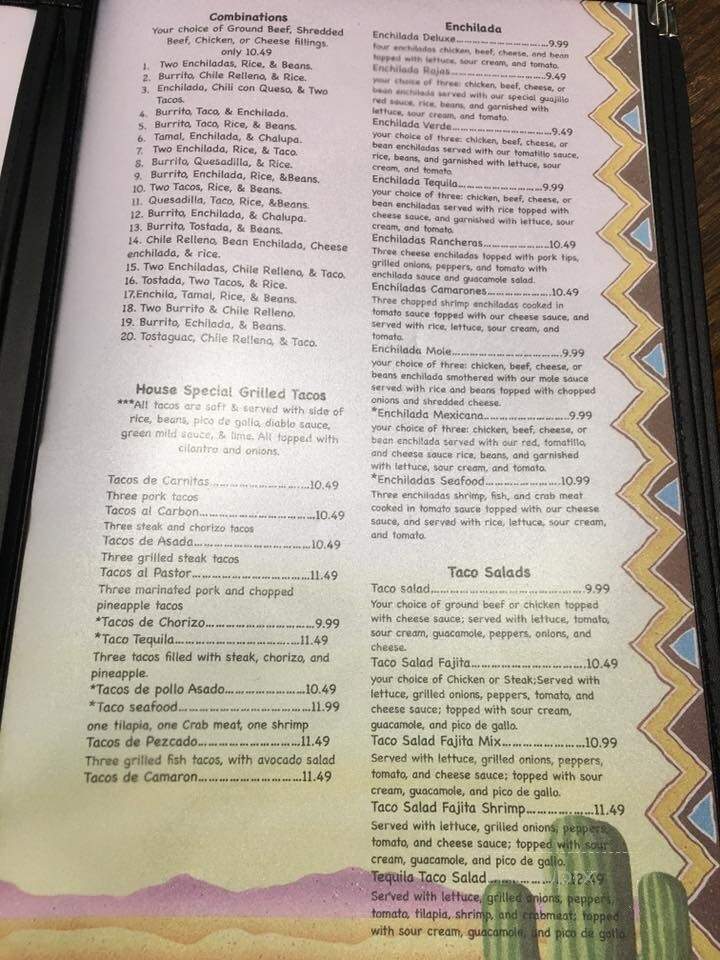 Don Tequila - Allegany, NY menu_pic