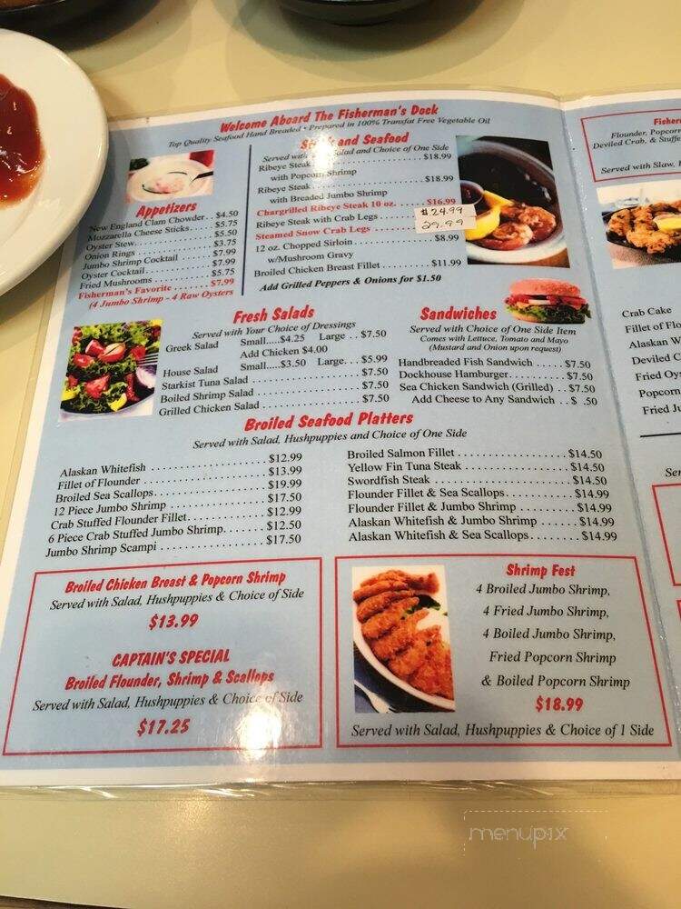 The Fisherman's Dock - Kingsport, TN menu_pic
