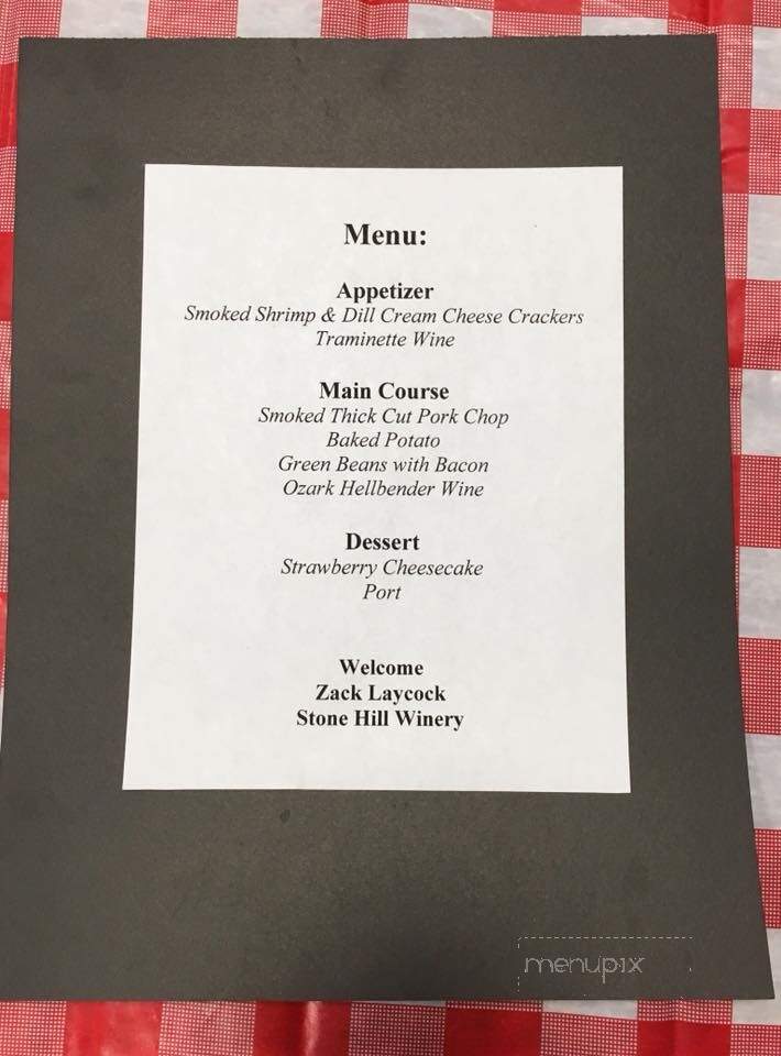 Hickman's Smokehouse - Cole Camp, MO menu_pic
