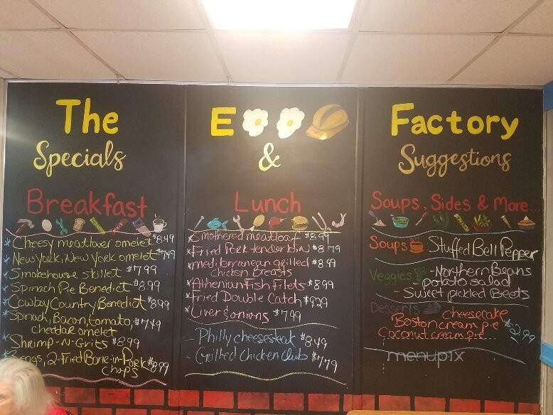 The egg factory - Lakeland, FL menu_pic