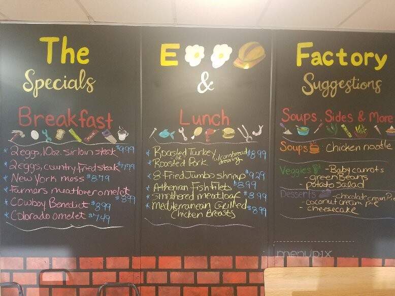 The egg factory - Lakeland, FL menu_pic