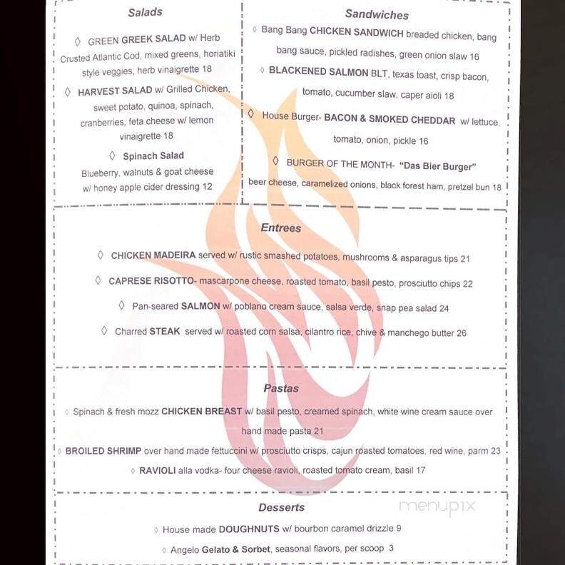 ASH Gastropub - Chicago, IL menu_pic