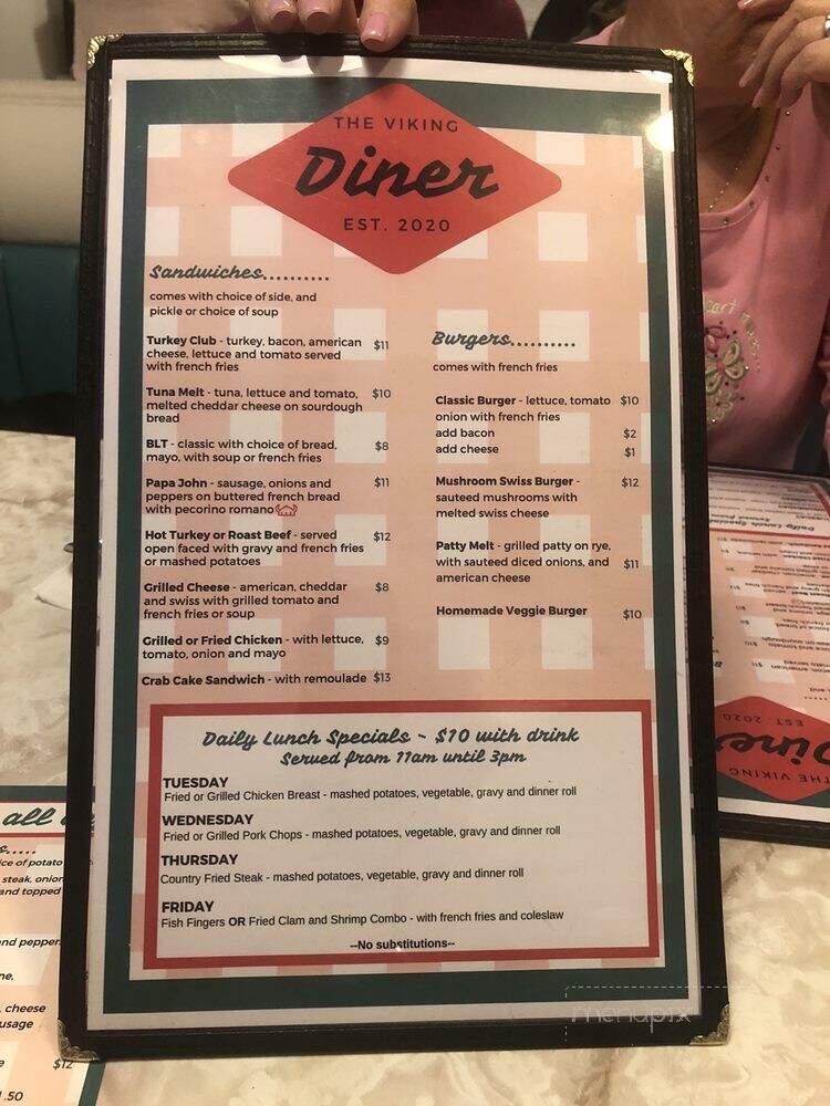 The Viking Diner - Grand Island, NY menu_pic