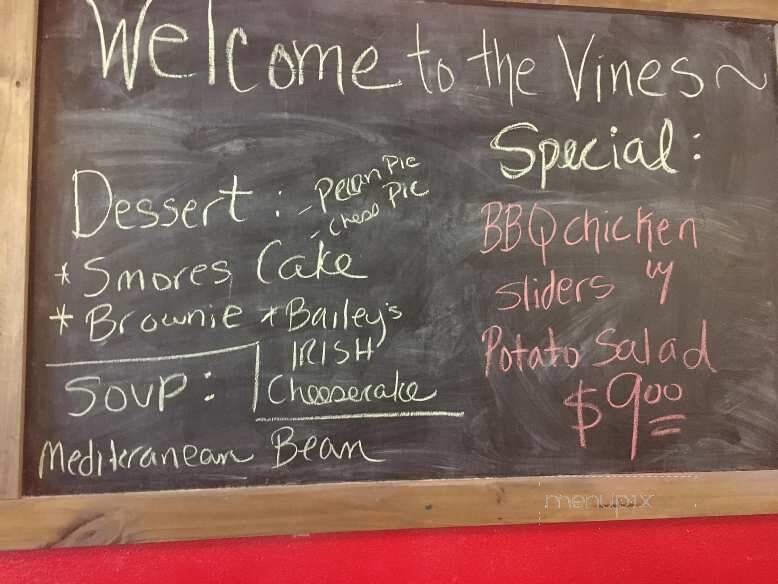 House of Vines - Dickson, TN menu_pic