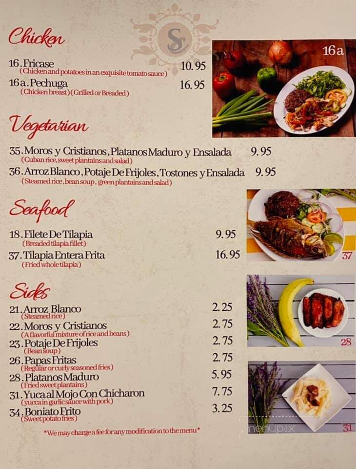 Sol Cubano - North Highlands, CA menu_pic