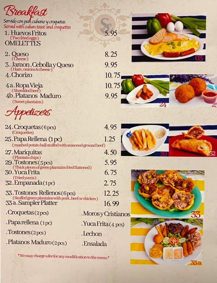Sol Cubano - North Highlands, CA menu_pic