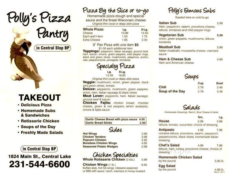 Polly's Pizza Pantry - Central Lake, MI