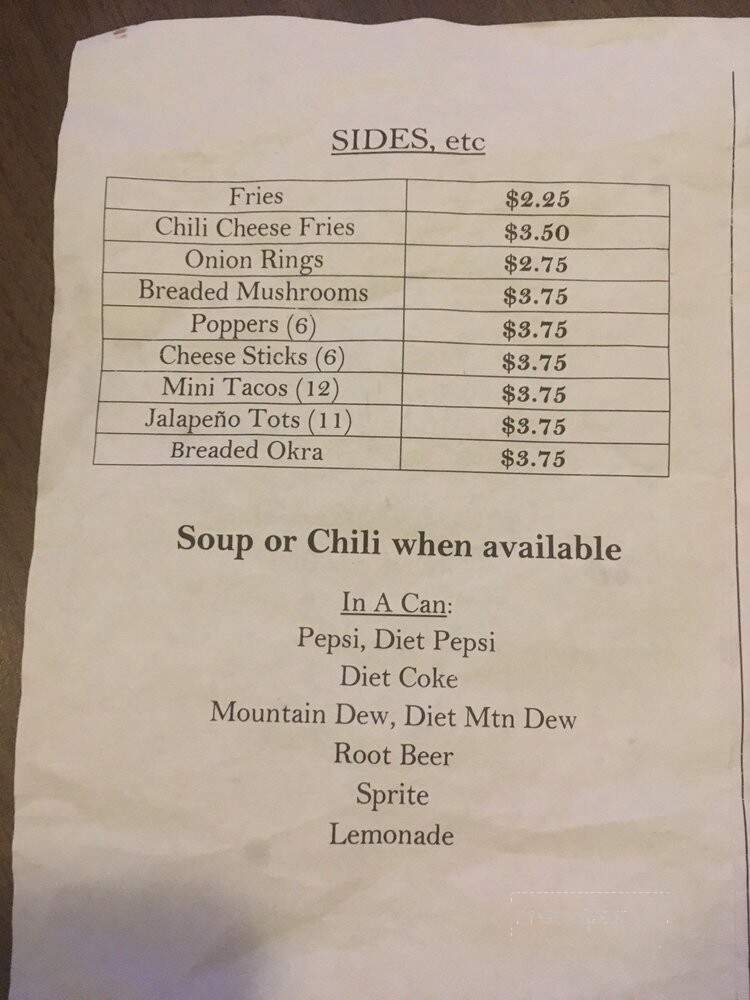 Gridiron Bar & Grill - Pontiac, MI menu_pic