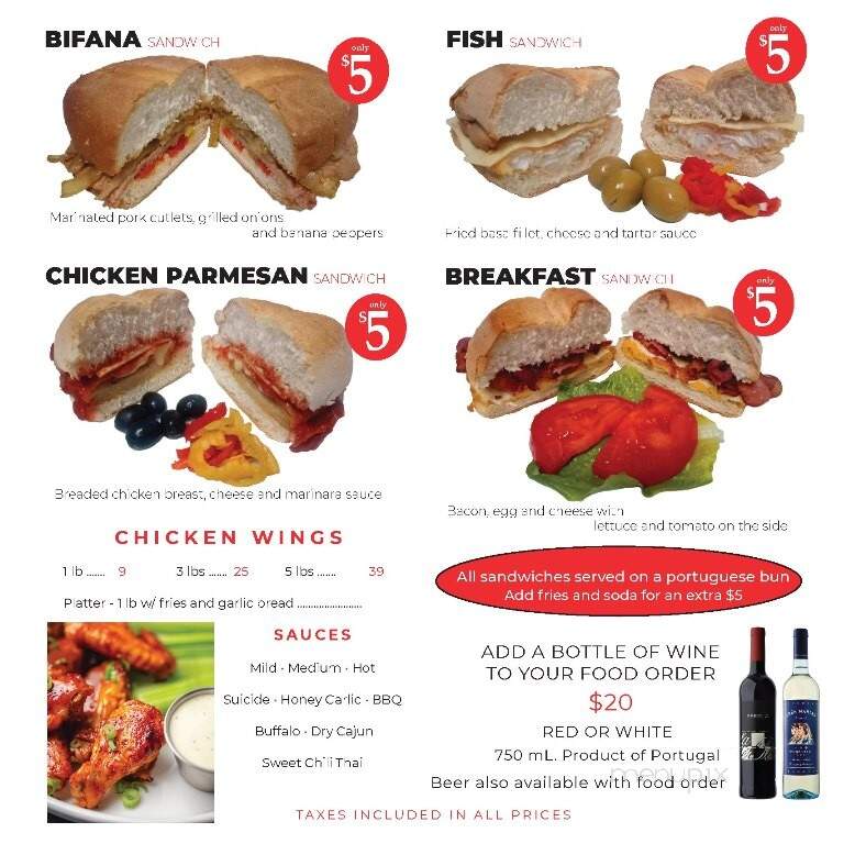 Cabana - Cambridge, ON menu_pic