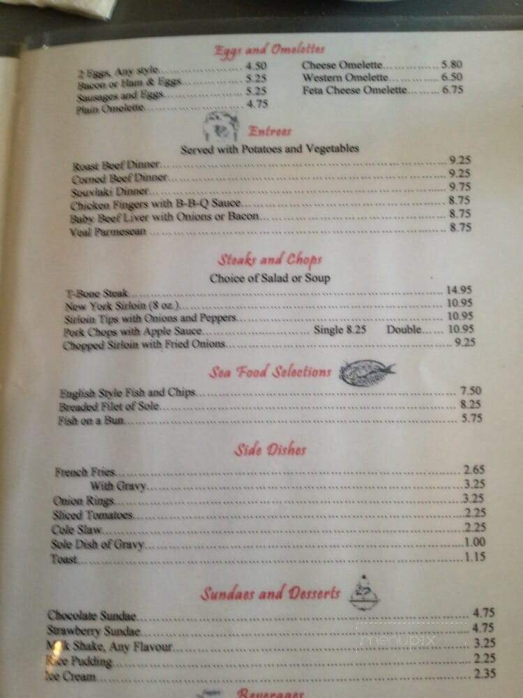Barn Restaurant - Toronto, ON menu_pic