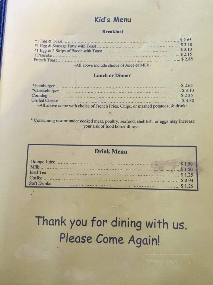 Creations Restaurant - Cheney, KS menu_pic