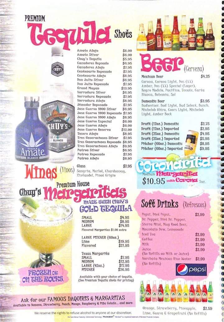 La Carreta Mexican Restaurant - Saint Charles, MO menu_pic