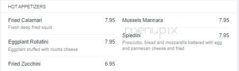 Buongiorno's Ristorante - Dumont, NJ menu_pic