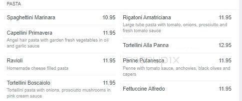 Buongiorno's Ristorante - Dumont, NJ menu_pic