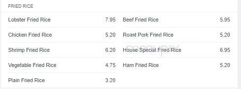 China King - Lumberton, NC menu_pic