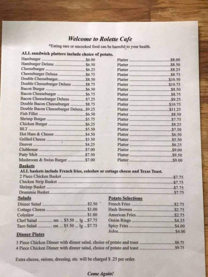 Rolette Cafe - Rolette, ND