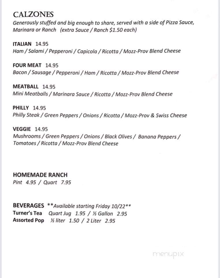 Wagner's Restaurant - Elizabeth, PA menu_pic