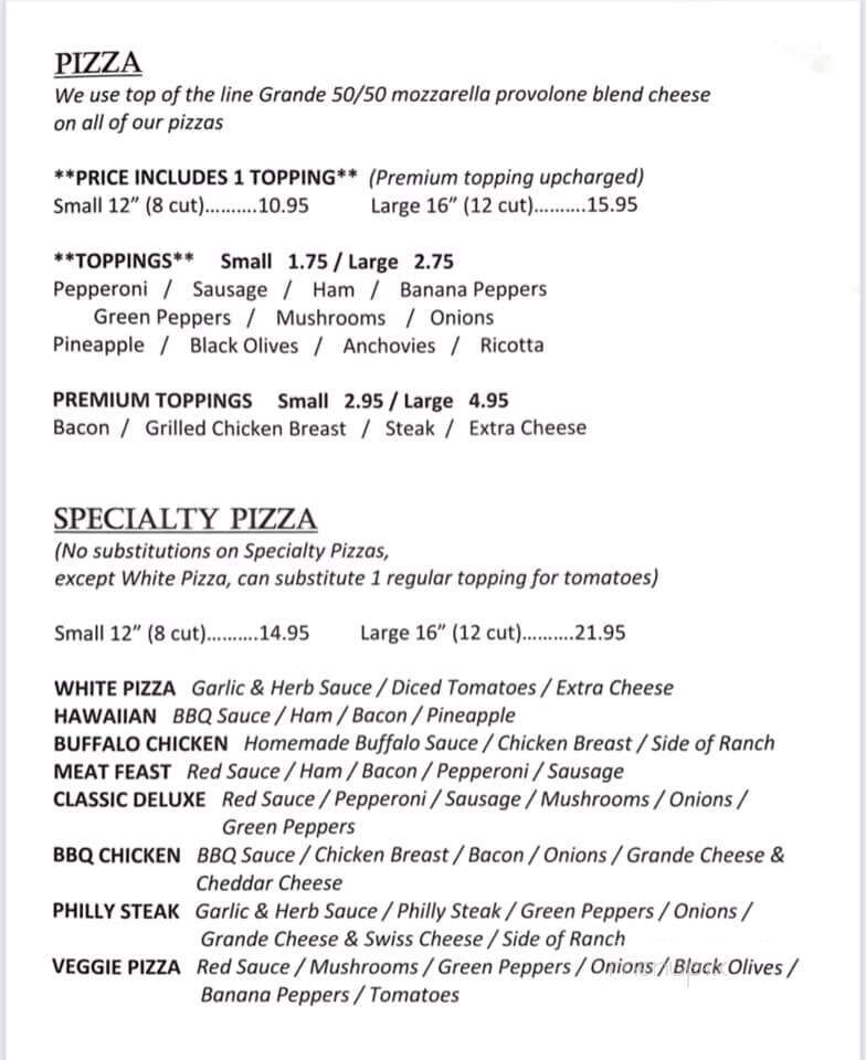 Wagner's Restaurant - Elizabeth, PA menu_pic