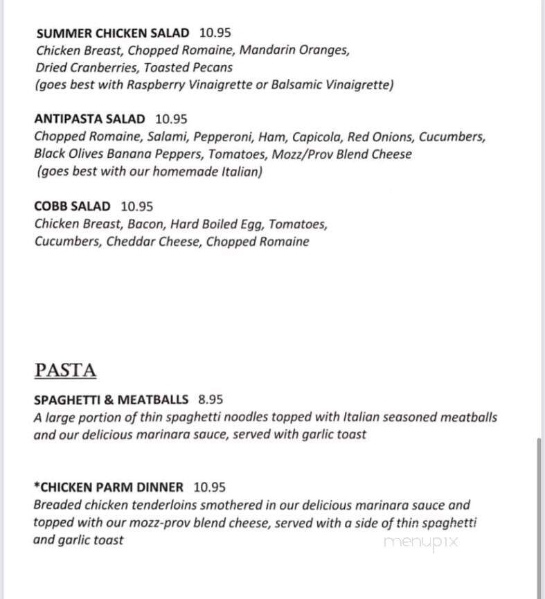 Wagner's Restaurant - Elizabeth, PA menu_pic